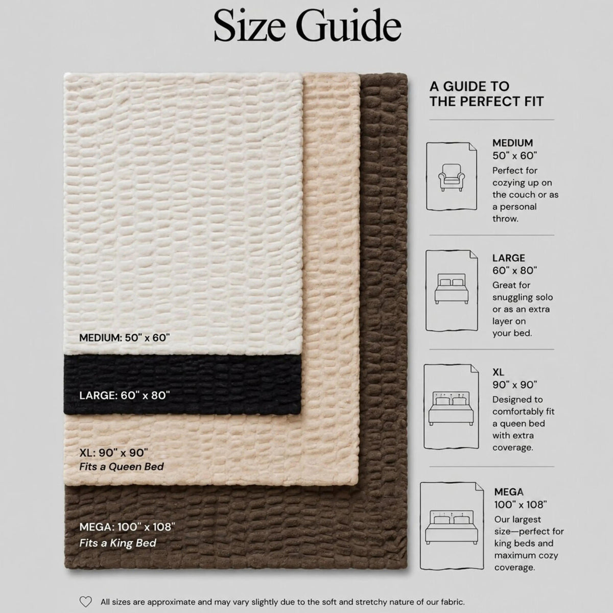 Cozy Sherpa Blanket | Ultra Soft Plush Fleece Throw Blanket | Warm Lightweight Comfort for Bed, Sofa & Living Room
