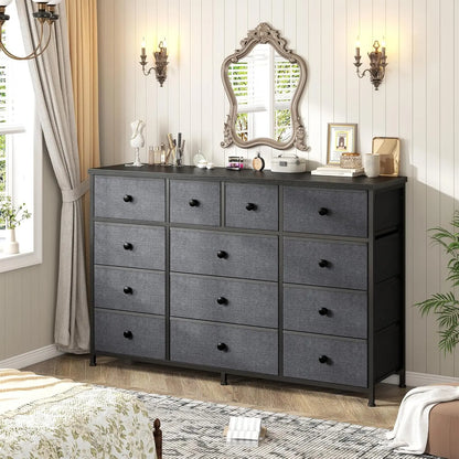 Tall 16-Drawer Dresser – Spacious Storage Chest with Steel Frame, Space-Saving Design & Easy Assembly