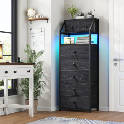 Tall 16-Drawer Dresser – Spacious Storage Chest with Steel Frame, Space-Saving Design & Easy Assembly