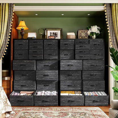 Tall 16-Drawer Dresser – Spacious Storage Chest with Steel Frame, Space-Saving Design & Easy Assembly