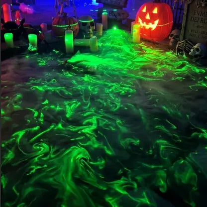 Halloween Laser Swamp Light – Green Fog Effect Projector for Haunted House & Yard Decor