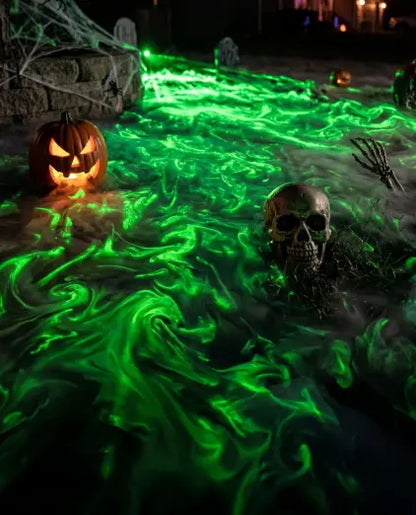 Halloween Laser Swamp Light – Green Fog Effect Projector for Haunted House & Yard Decor