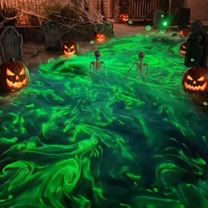 Halloween Laser Swamp Light – Green Fog Effect Projector for Haunted House & Yard Decor